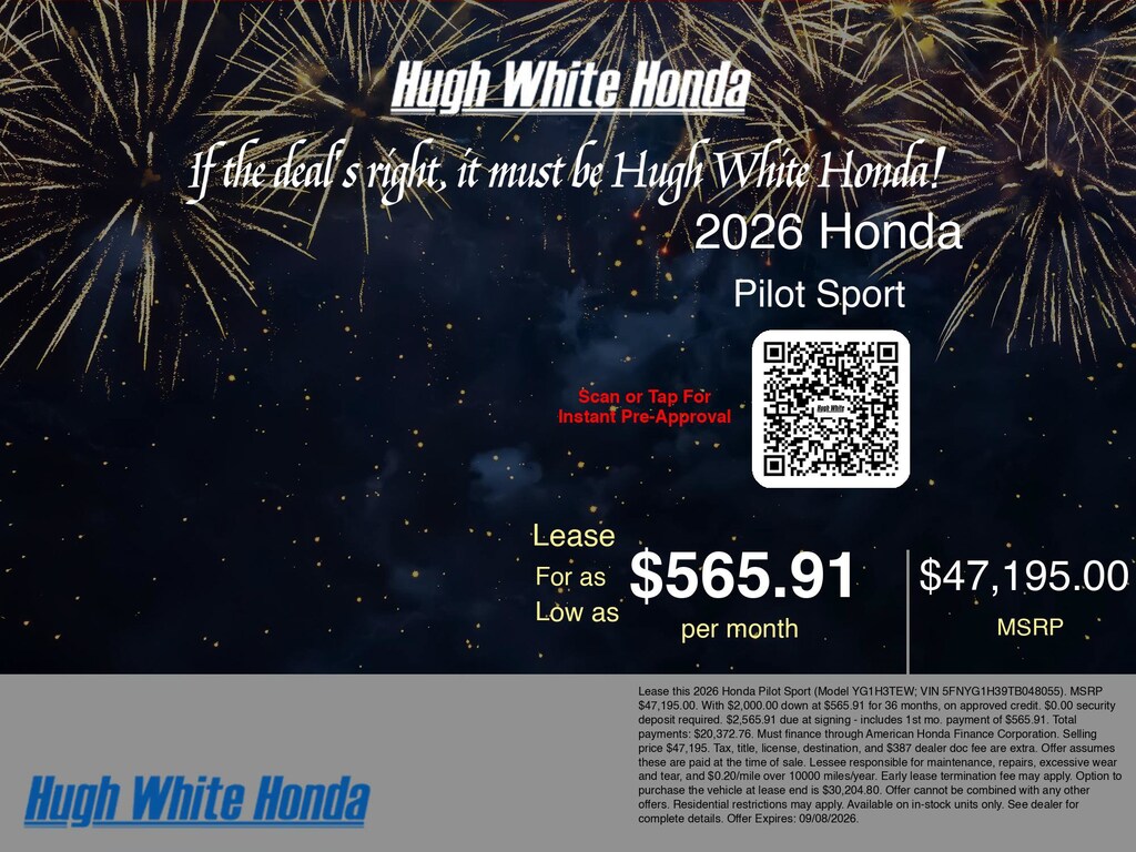 New 2026 Honda Pilot Sport Sport AWD
