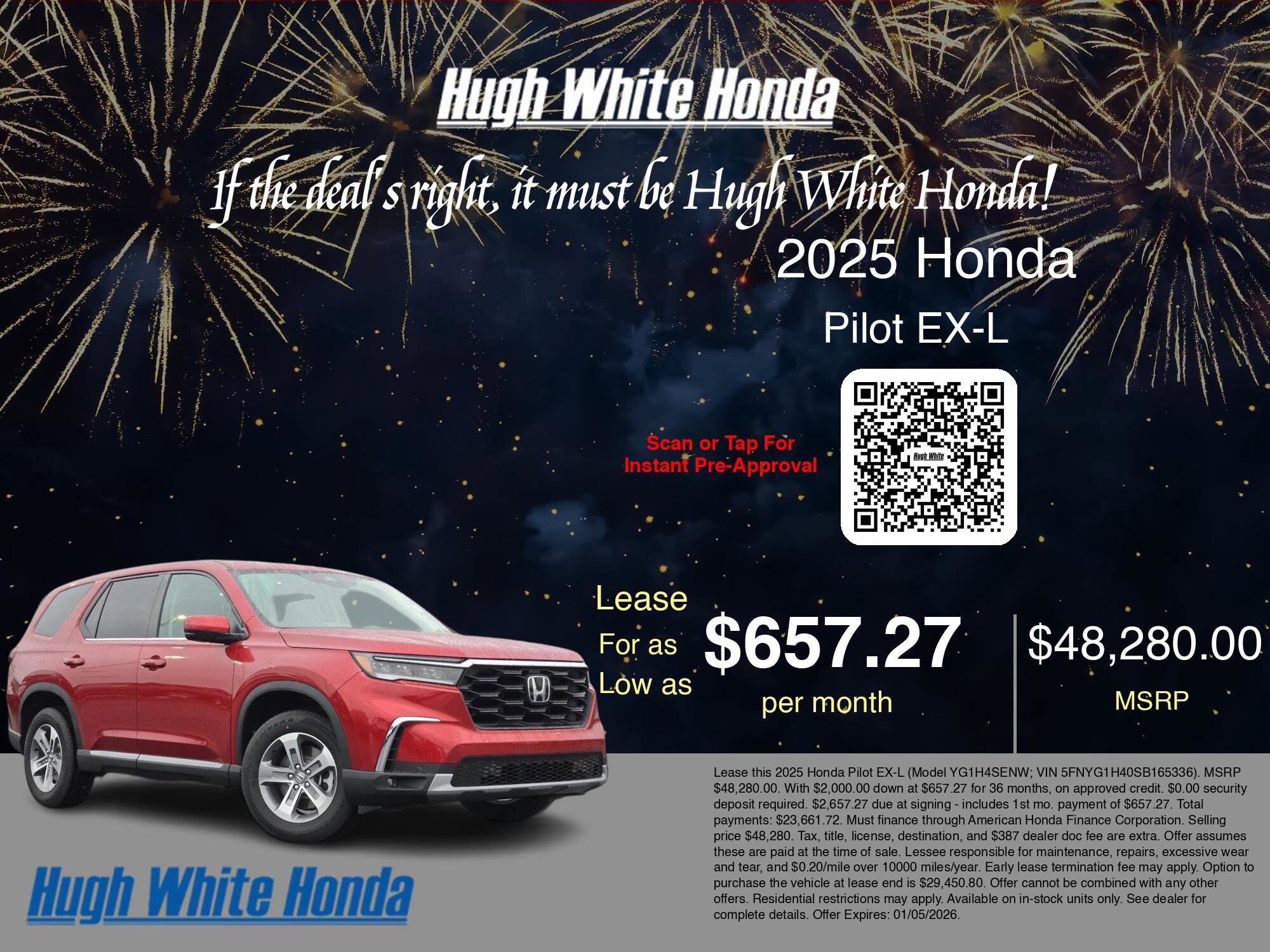 2025 Honda Pilot EX-L photo 3