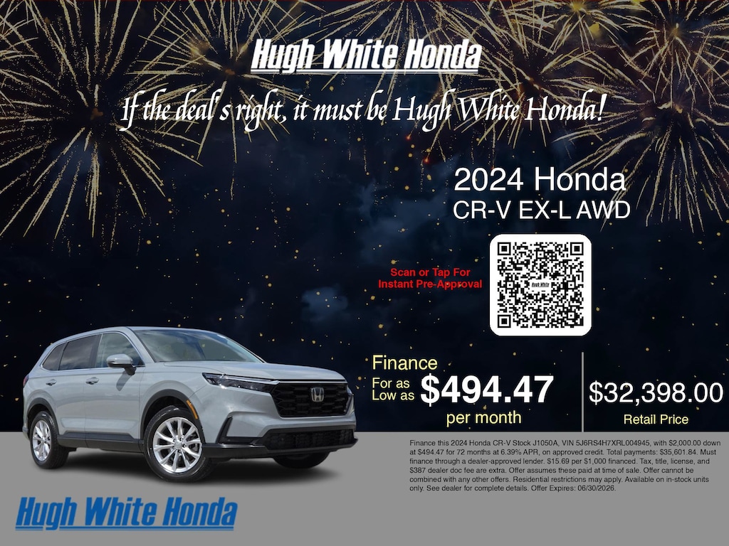 Certified 2024 Honda CR-V EX-L EX-L AWD