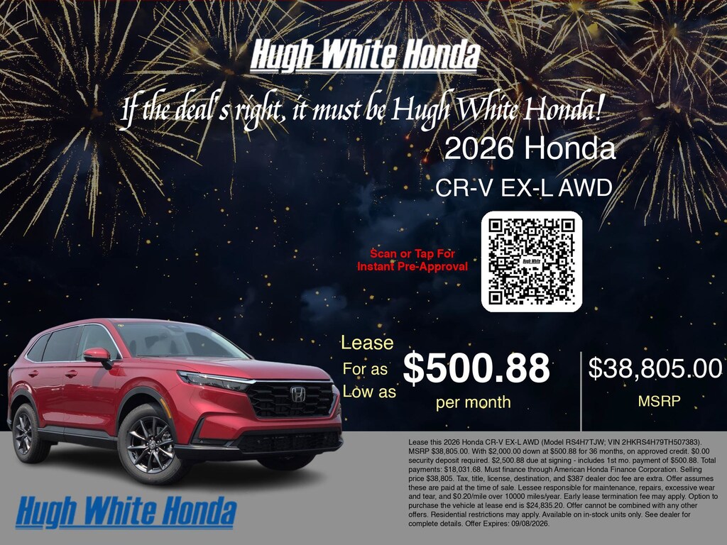 New 2026 Honda CR-V EX-L EX-L AWD