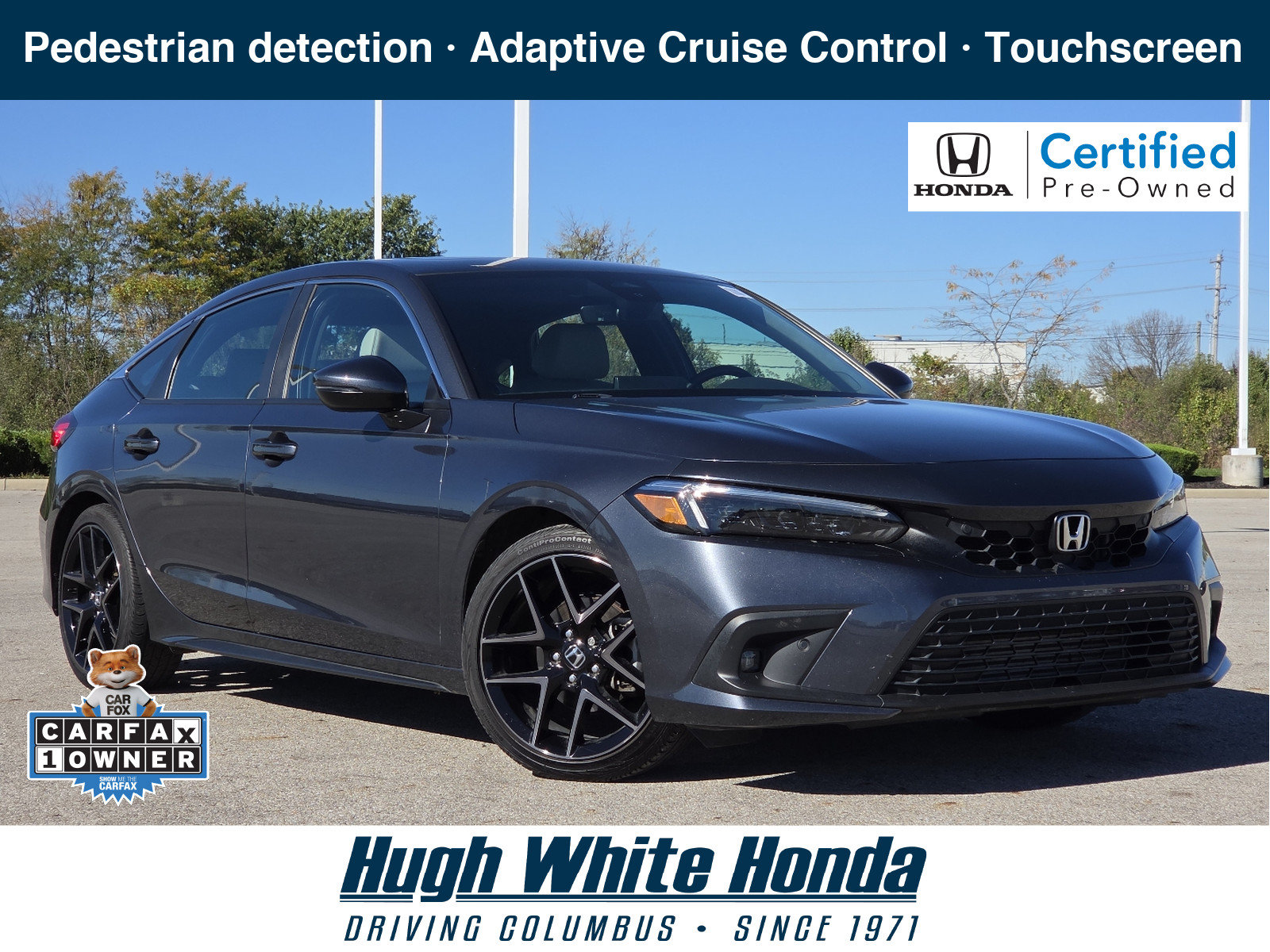 Certified 2024 Honda Civic Hatchback Sport Touring Sport Touring CVT