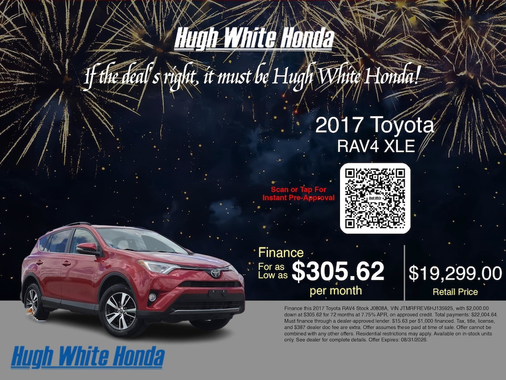 Used 2017 Toyota RAV4 XLE XLE AWD