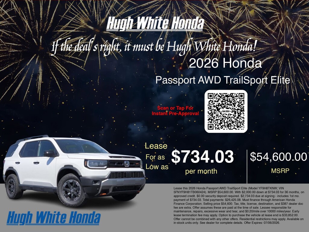 New 2026 Honda Passport TrailSport Elite TrailSport Elite AWD