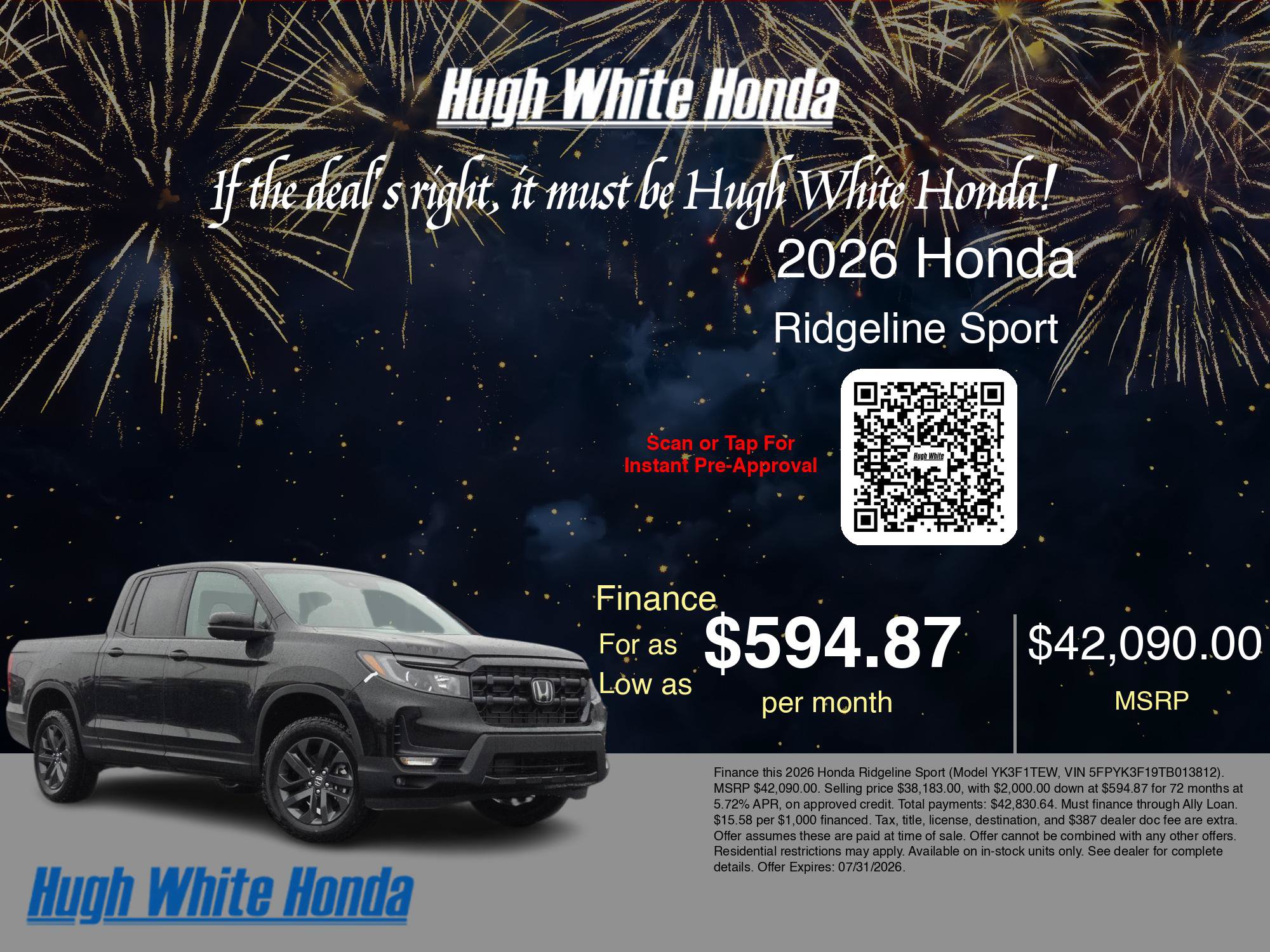 2026 Honda Ridgeline Sport - Photo 6