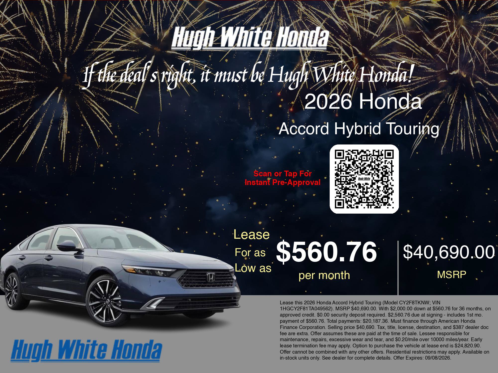 2026 Honda Accord Hybrid Touring photo 3