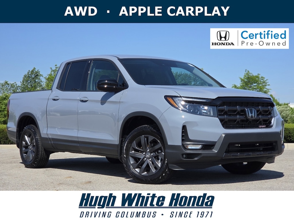 Certified 2025 Honda Ridgeline Sport Sport AWD