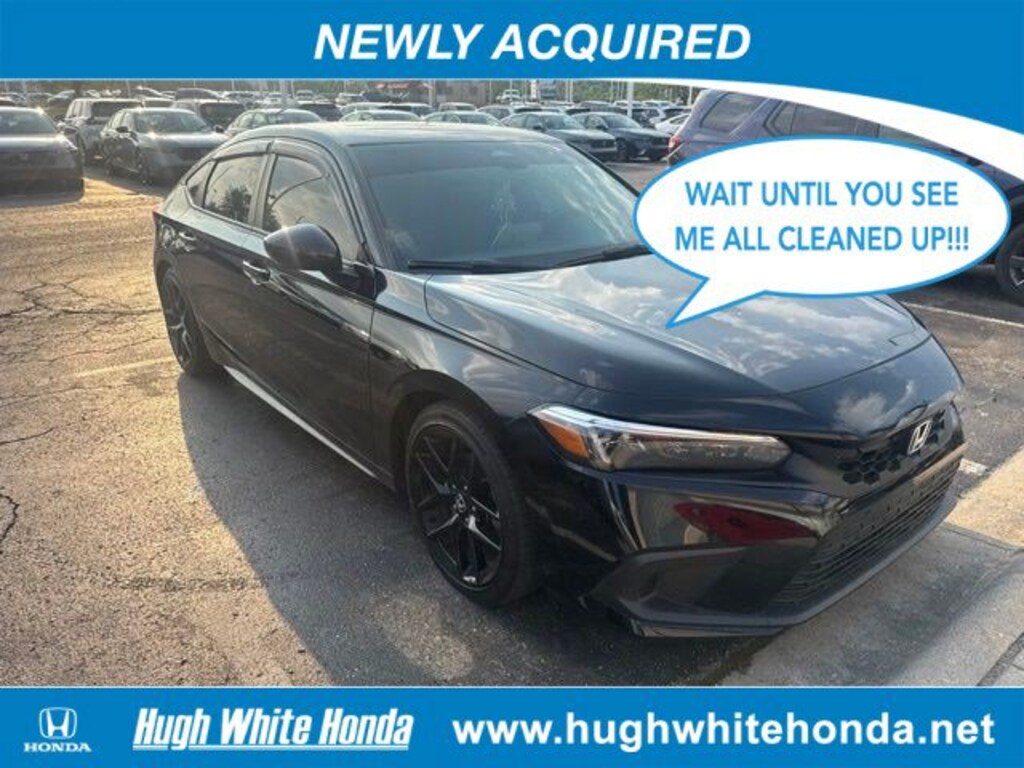 Certified 2023 Honda Civic Hatchback Sport Sport CVT
