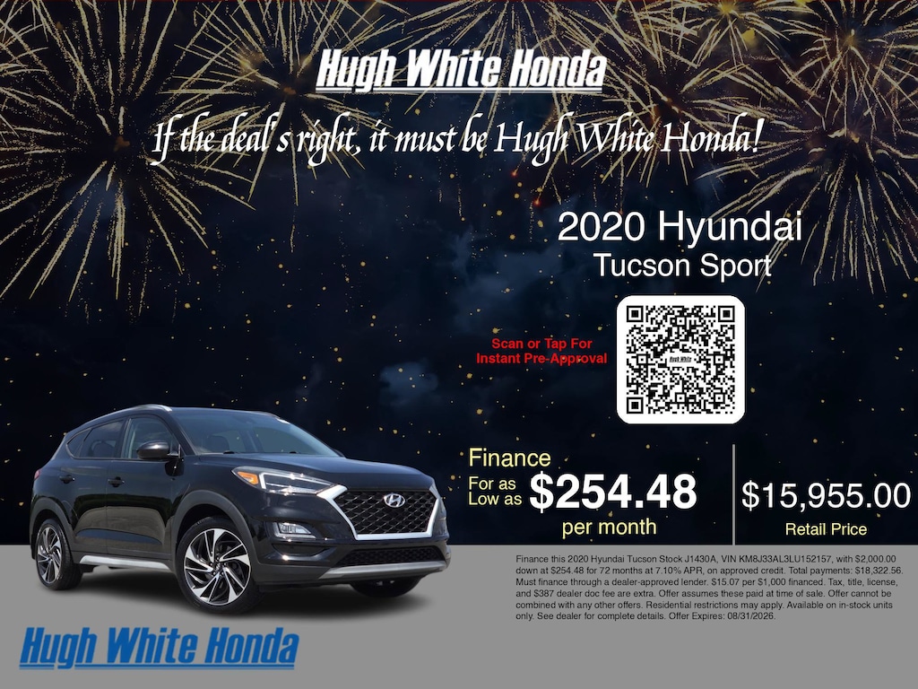 Used 2020 Hyundai Tucson Sport Sport FWD