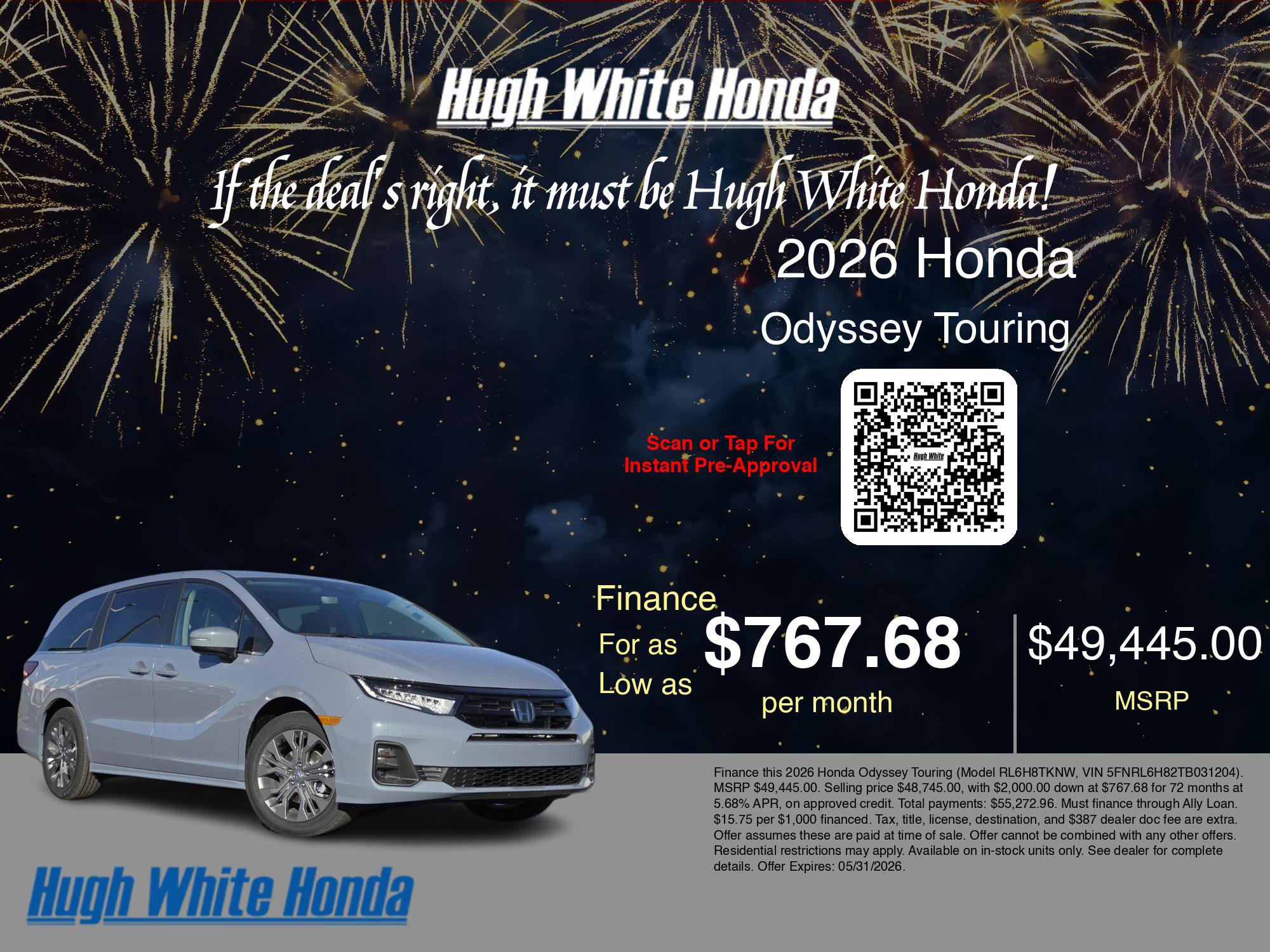 2026 Honda Odyssey Touring - Photo 7