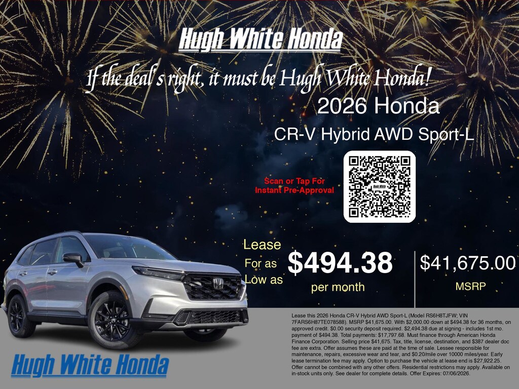 New 2026 Honda CR-V Hybrid Sport-L Sport-L AWD