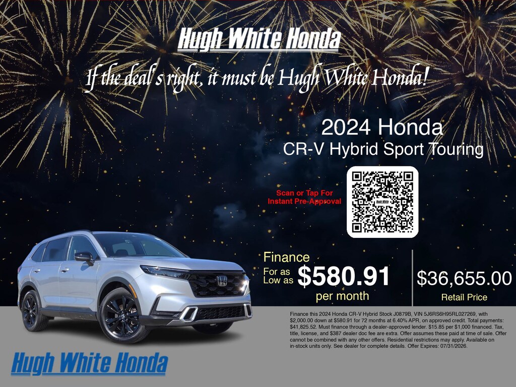 Certified 2024 Honda CR-V Hybrid Sport Touring Sport Touring AWD