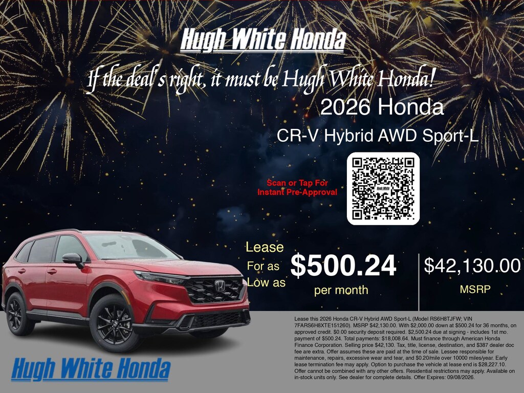 New 2026 Honda CR-V Hybrid Sport-L Sport-L AWD
