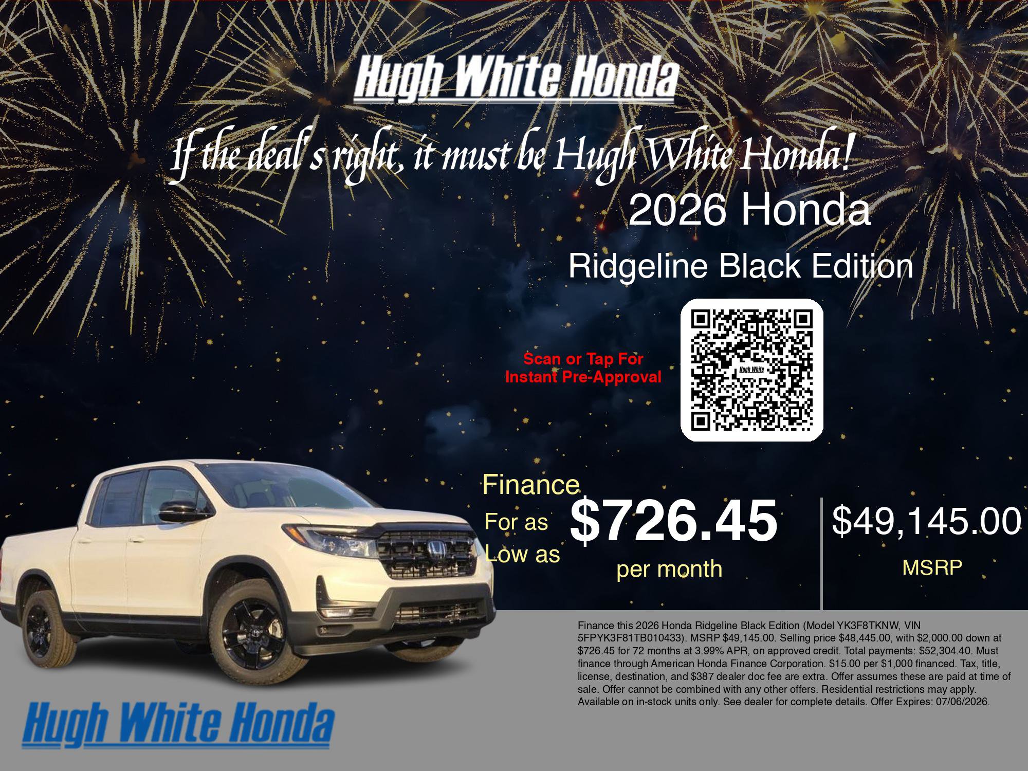 2026 Honda Ridgeline Black Edition - Photo 7
