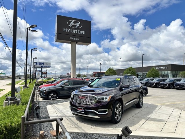 Used 2018 GMC Acadia Denali with VIN 1GKKNPLS6JZ179307 for sale in Humble, TX