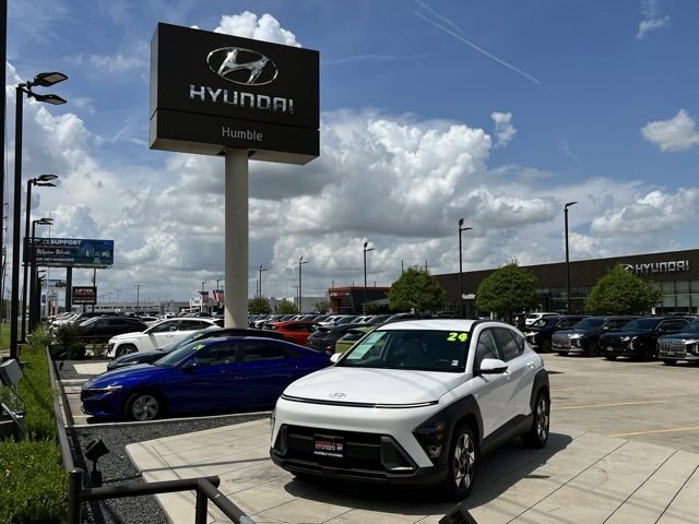 Certified 2024 Hyundai Kona SEL with VIN KM8HC3AB6RU045733 for sale in Humble, TX