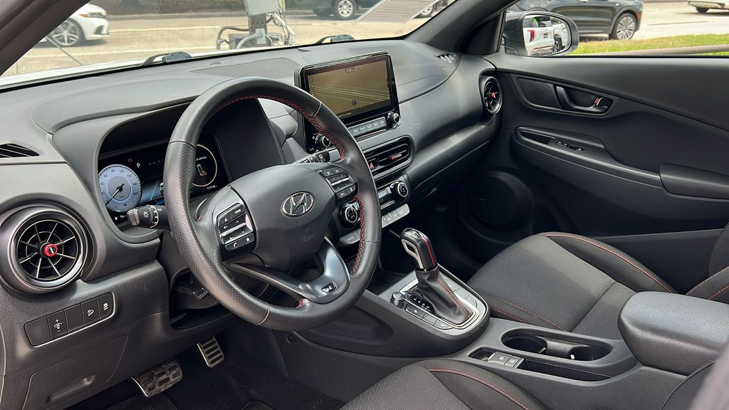 Used 2022 Hyundai Kona N Line with VIN KM8K33A3XNU863863 for sale in Humble, TX