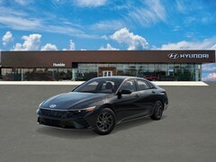 2026 Hyundai Elantra Hybrid Blue Sedan