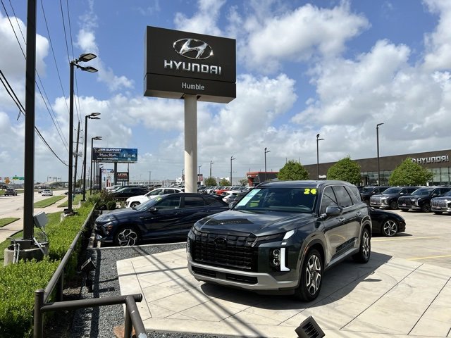 Certified 2024 Hyundai Palisade SEL with VIN KM8R4DGE3RU659583 for sale in Humble, TX