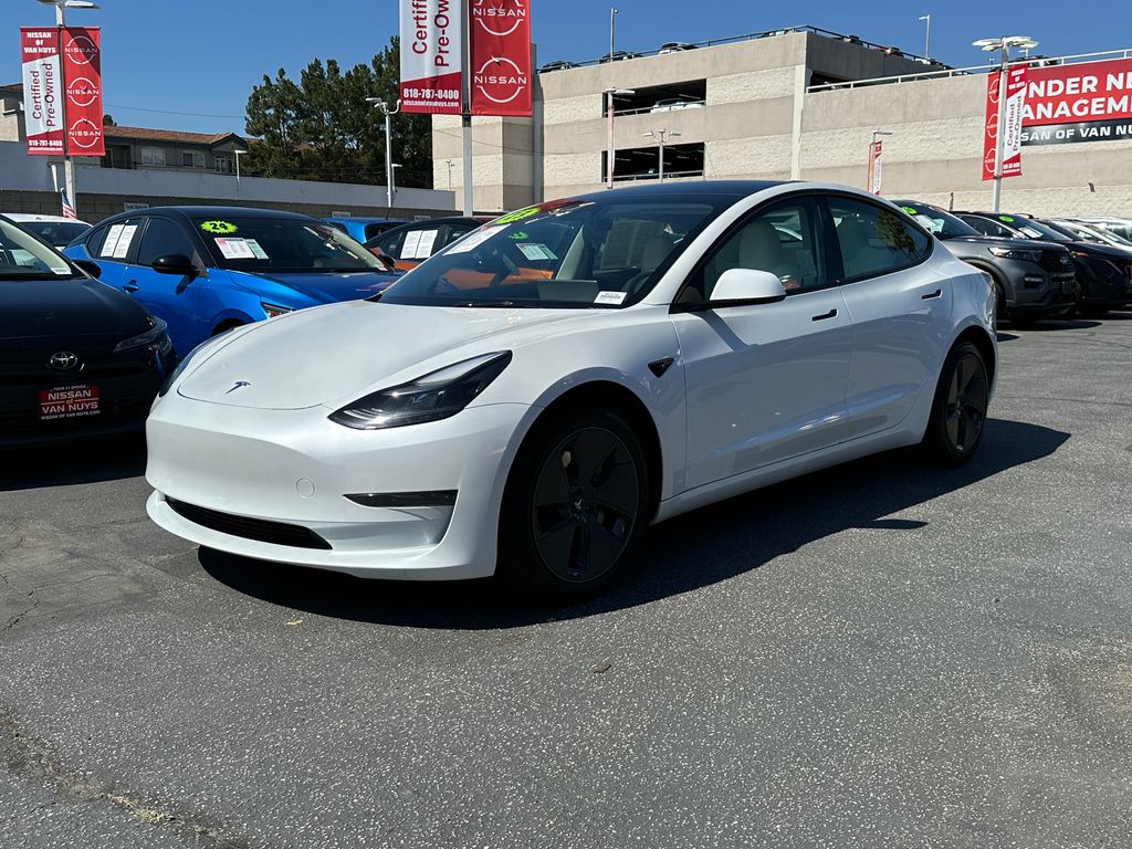 Used 2023 Tesla Model 3 Base with VIN 5YJ3E1EA7PF572586 for sale in Lancaster, CA