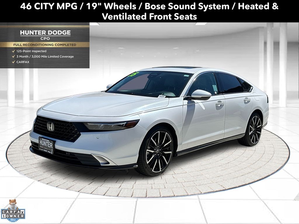 Certified 2025 Honda Accord Hybrid Touring Sedan