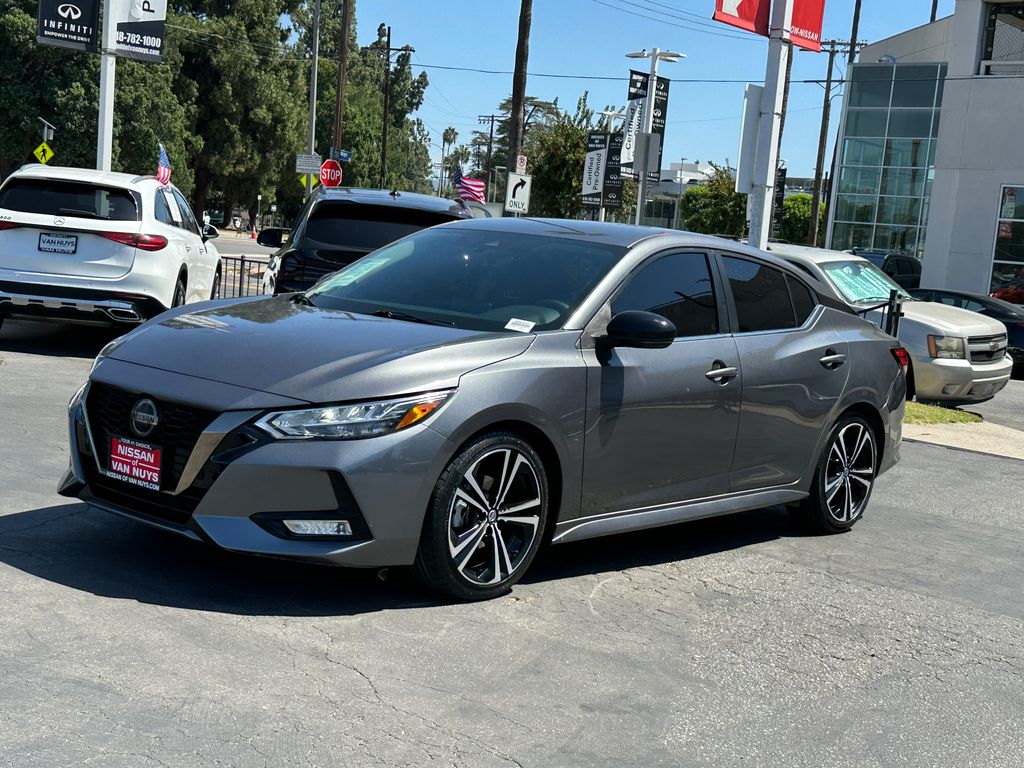 Used 2020 Nissan Sentra SR with VIN 3N1AB8DV3LY284899 for sale in Lancaster, CA