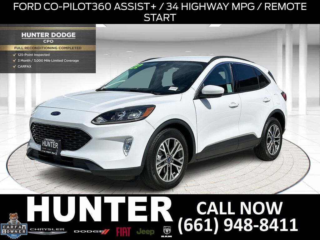 Certified 2022 Ford Escape SEL SUV