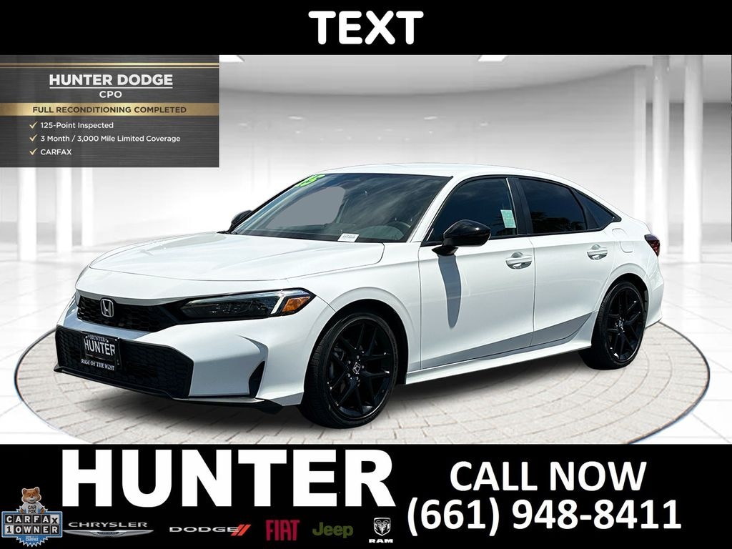 Certified 2025 Honda Civic Sport Sedan