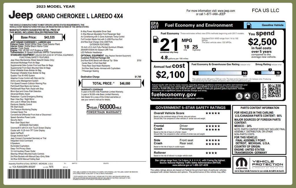 2023 Jeep Grand Cherokee L
