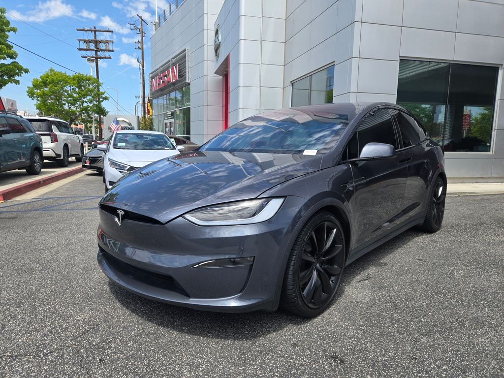 Used 2023 Tesla Model X Long Range with VIN 7SAXCAE59PF405675 for sale in Lancaster, CA
