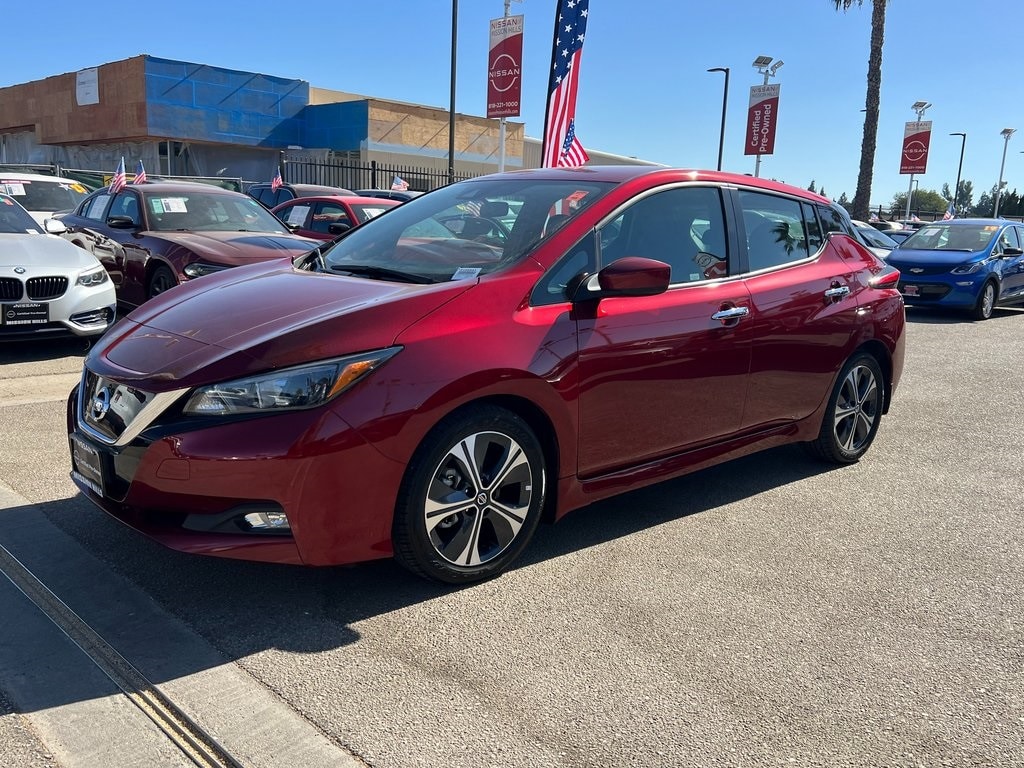Certified 2022 Nissan LEAF SV with VIN 1N4AZ1CV0NC552231 for sale in Lancaster, CA