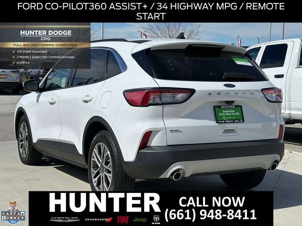 Certified 2022 Ford Escape SEL SUV