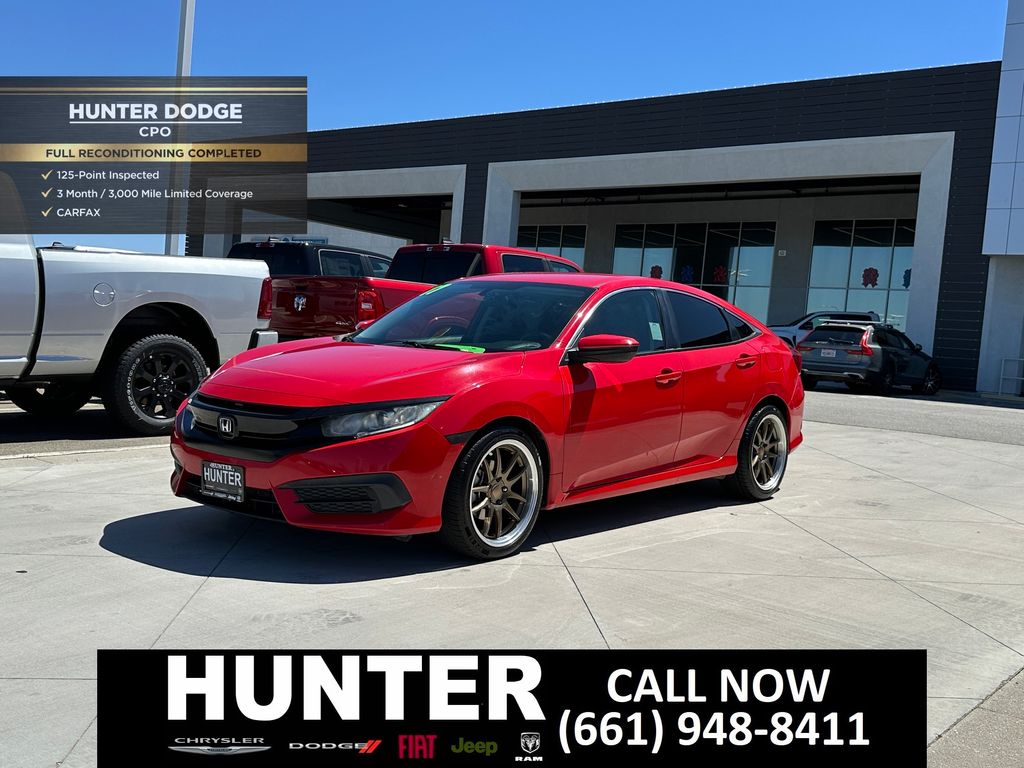 Certified 2017 Honda Civic LX with VIN 2HGFC2F59HH546787 for sale in Lancaster, CA