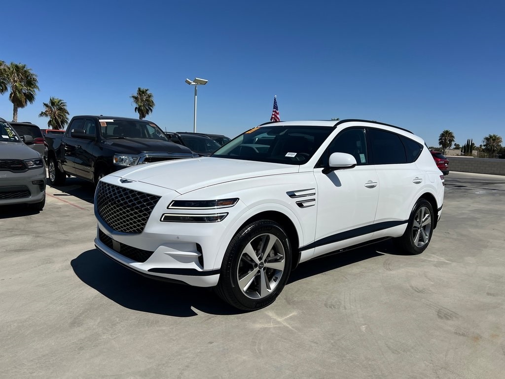 Certified 2021 GENESIS GV80 Advanced+ with VIN KMUHCESCXMU060927 for sale in Lancaster, CA