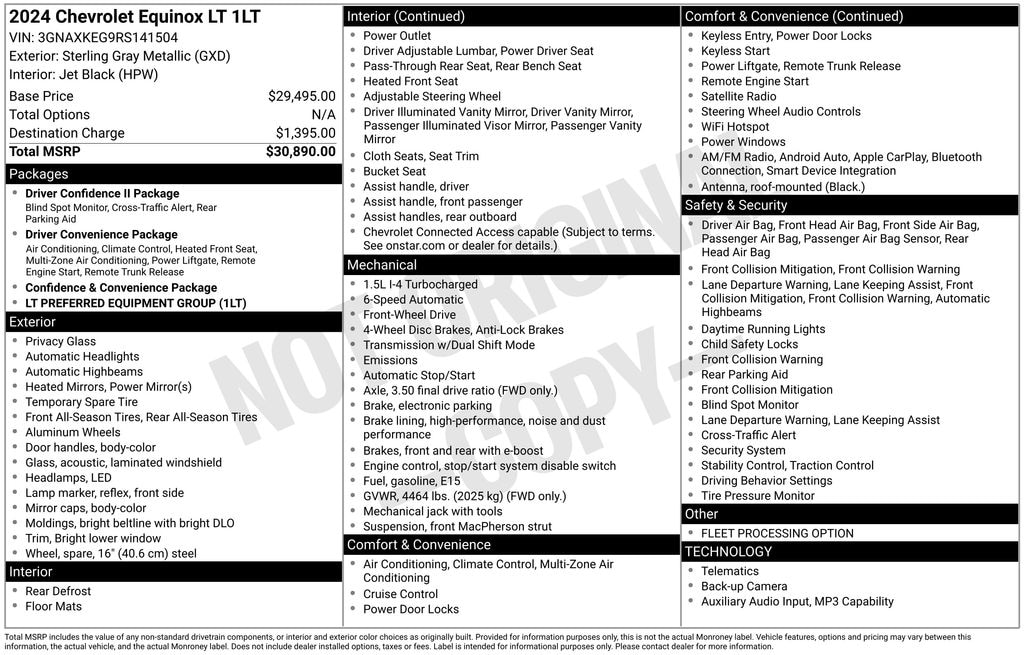 Certified 2024 Chevrolet Equinox LT SUV