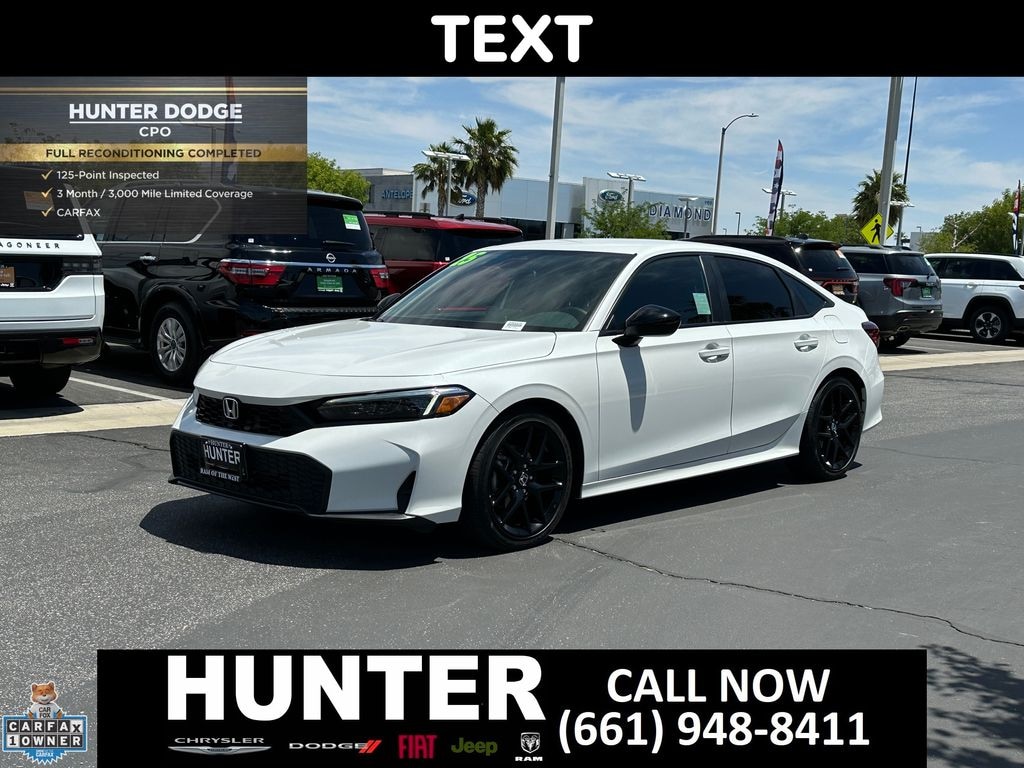 Certified 2025 Honda Civic Sport Sedan