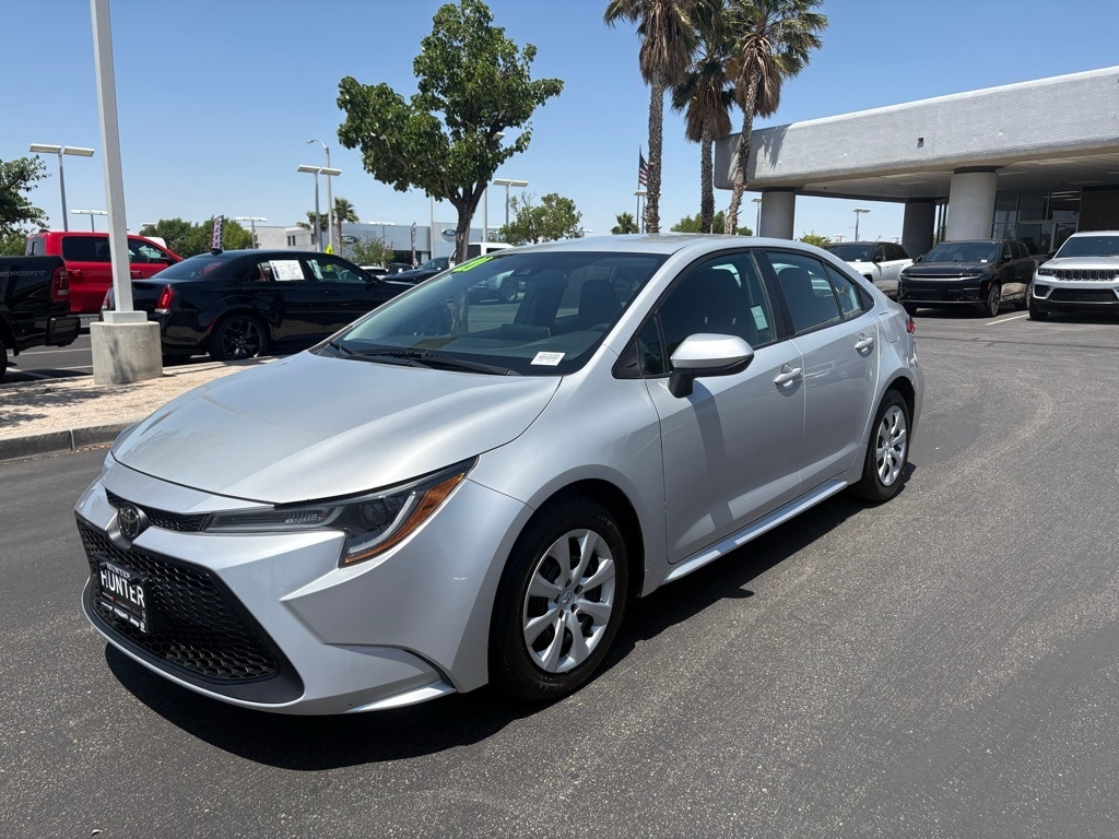 Certified 2021 Toyota Corolla LE with VIN 5YFEPMAE7MP187428 for sale in Lancaster, CA