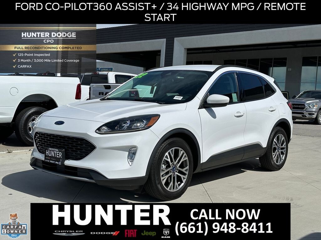 Certified 2022 Ford Escape SEL SUV