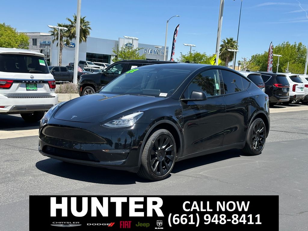 Used 2022 Tesla Model Y Long Range with VIN 7SAYGDEE7NF480396 for sale in Lancaster, CA
