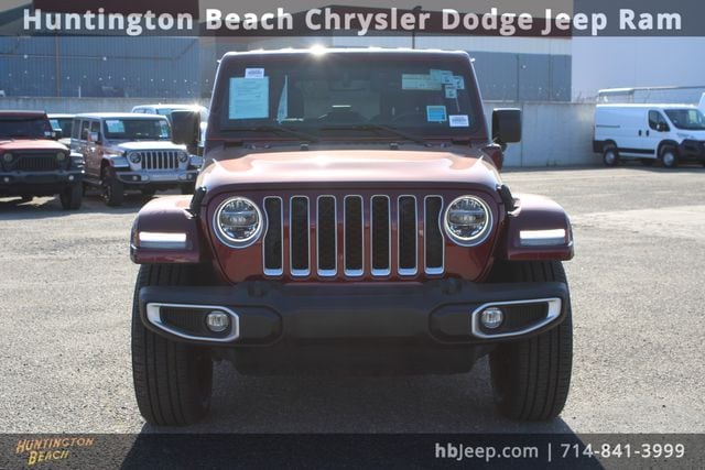 Used 2021 Jeep Wrangler Unlimited Sahara 4XE with VIN 1C4JJXP61MW803116 for sale in Huntington Beach, CA