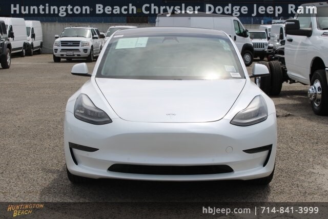 Used 2021 Tesla Model 3 Base with VIN 5YJ3E1EA3MF874128 for sale in Huntington Beach, CA