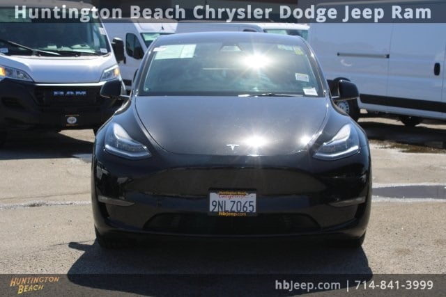 Used 2021 Tesla Model Y Long Range with VIN 5YJYGDEE5MF232630 for sale in Huntington Beach, CA
