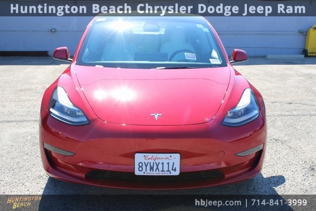 Used 2021 Tesla Model 3 Base with VIN 5YJ3E1EA8MF096554 for sale in Huntington Beach, CA