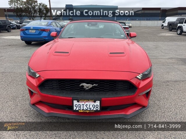 Used 2022 Ford Mustang EcoBoost Premium with VIN 1FATP8UHXN5119276 for sale in Huntington Beach, CA