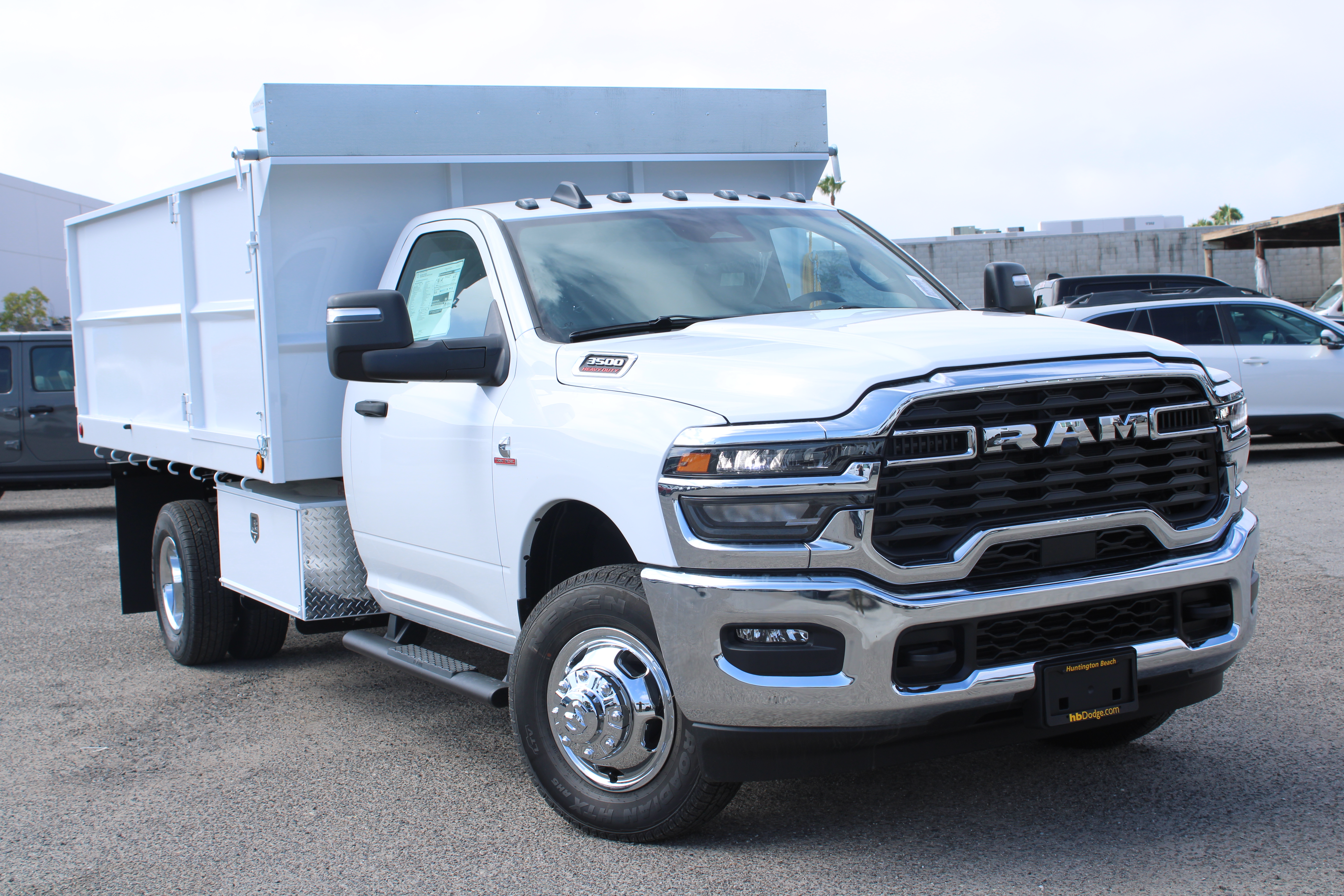 2026 Ram 3500 Chassis Cab Tradesman Regular Cab 4x2 SCELZI FLAT BED DUMP Truck Regular Cab