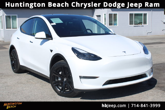 Used 2023 Tesla Model Y Long Range with VIN 7SAYGAEE3PF739919 for sale in Huntington Beach, CA
