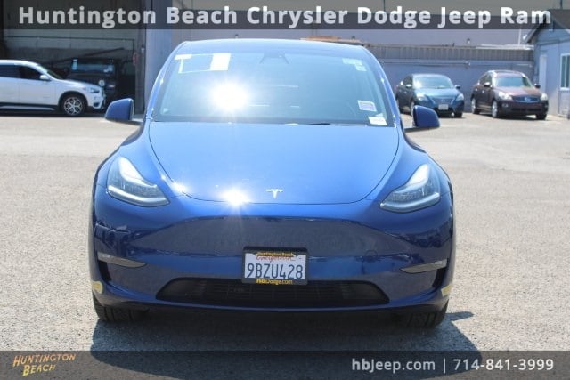 Used 2022 Tesla Model Y Long Range with VIN 7SAYGAEE2NF466145 for sale in Huntington Beach, CA