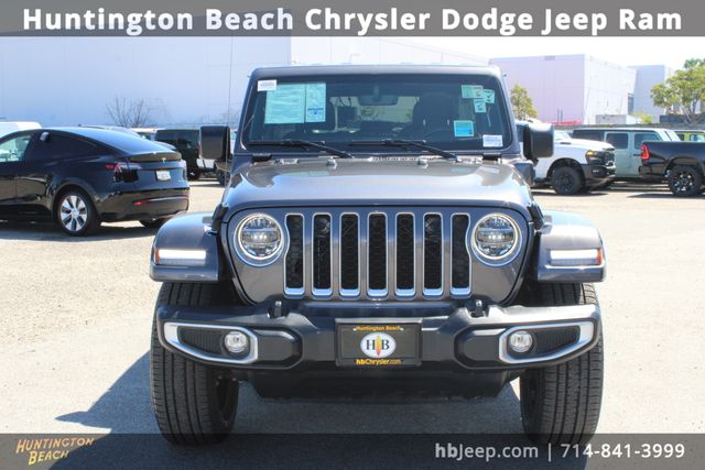 Used 2021 Jeep Wrangler Unlimited Sahara 4XE with VIN 1C4JJXP64MW765560 for sale in Huntington Beach, CA