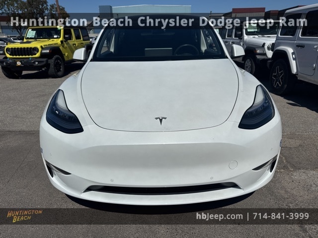 Used 2021 Tesla Model Y Long Range with VIN 5YJYGDEE0MF087657 for sale in Kansas City