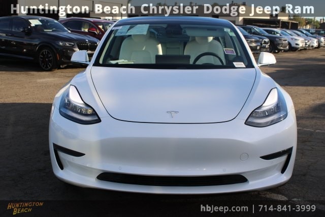 Used 2020 Tesla Model 3 Base with VIN 5YJ3E1EA2LF615421 for sale in Huntington Beach, CA