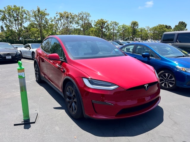 Used 2022 Tesla Model X Plaid with VIN 7SAXCBE63NF354718 for sale in Huntington Beach, CA